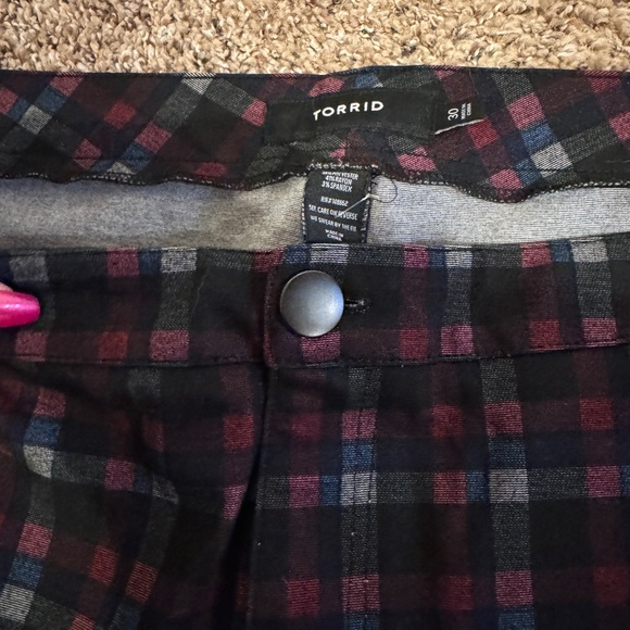 Torrid Plaid Dress Pants - Picture 4 of 7